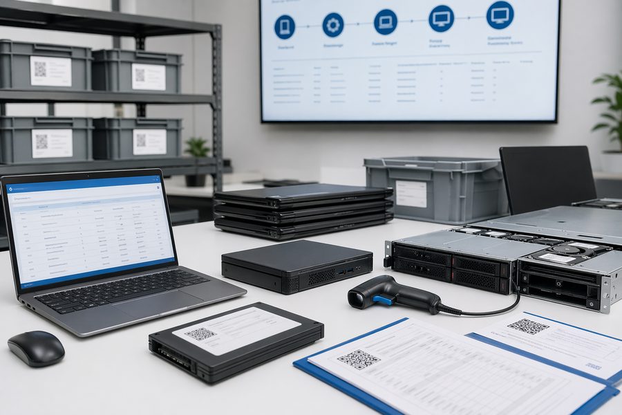 Audit evidence workflow for PC and server assets