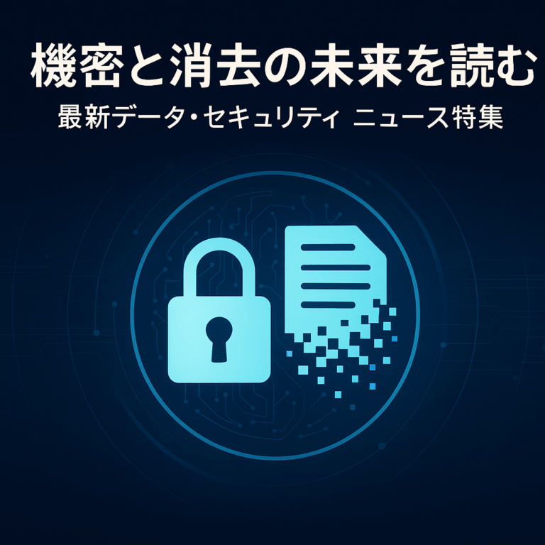 機密と消去の未来を読む：最新データ・セキュリティ ニュース特集 2025.07.07